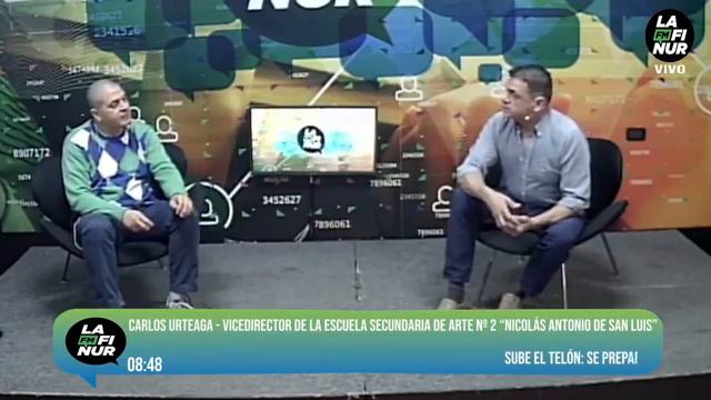 Carlos Urteaga - vicedirector de la Escuela Secundaria de Arte Nº 2 “Nicolás Antonio de San Luis” смотреть онлайн