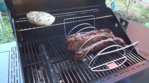 СВИНЫЕ РЕБРЫШКИ НА ГАЗОВОМ ГРИЛЕ PRIMELINER!) БЫСТРЫЙ РЕЦЕПТ!)