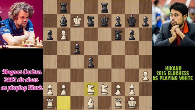 Exceptional Great Move Magnus Carlsen Against Hikaru Nakamura