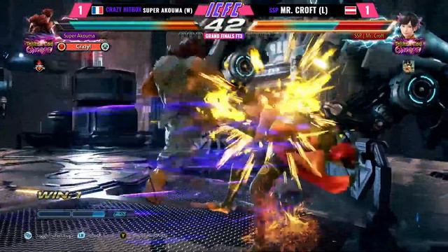 Super Akouma (Akuma) vs Mr Croft (Xiaoyu) Grand Finals ICFC TEKKEN EU: Season 3 Week 4 смотреть онлайн