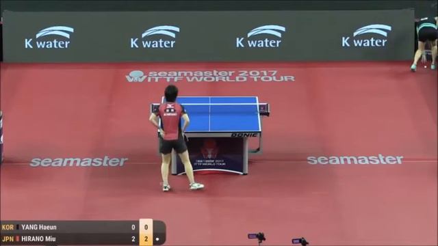 2017 Korea Open: HIRANO Miu JPN vs YANG Haeun KOR (R16) смотреть онлайн