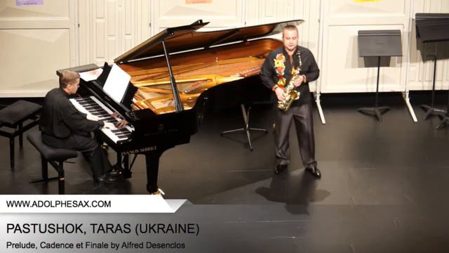 Dinant2014   PASTUSHOK Taras   Prelude, Cadence Et Finale By Alfred Desenclos