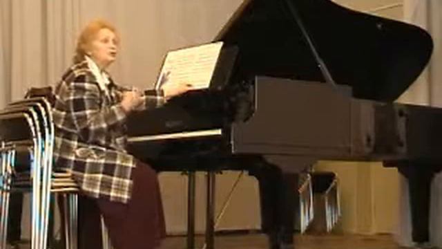 1ч. Композитор и пианистка Татьяна Смирнова на мастер- классе в Дубне.