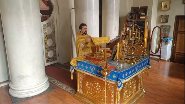 Мч. Феодота Анкирского. Литургия. смотреть онлайн