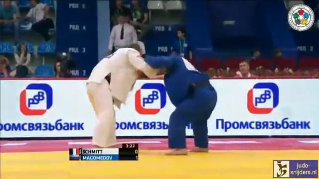 Judo 2013 World Masters Tyumen: Schmitt (FRA) - Magomedov (RUS) [-81kg] смотреть онлайн