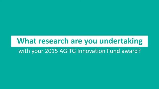 Associate Professor Niall Tebbutt on being awarded the 2015 AGITG Innovation Fund смотреть онлайн