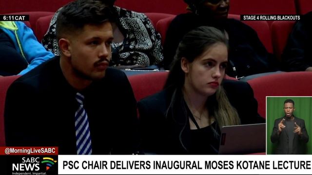 PSC Chair delivers inaugural Moses Kotane lecture смотреть онлайн