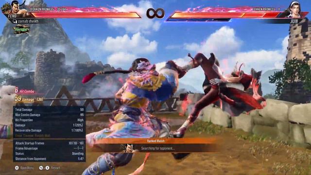 TEKKEN 8 - Feng Wei Combo Ultra Brutal😂 смотреть онлайн