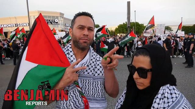 Tensions as Pro-Israel rally met by Free Palestine counter-protest in Dallas смотреть онлайн