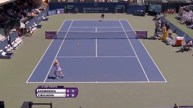 2016 Bank of the West Classic Second Round | Dominika Cibulkova vs U. Radwanska | WTA Highlights смотреть онлайн
