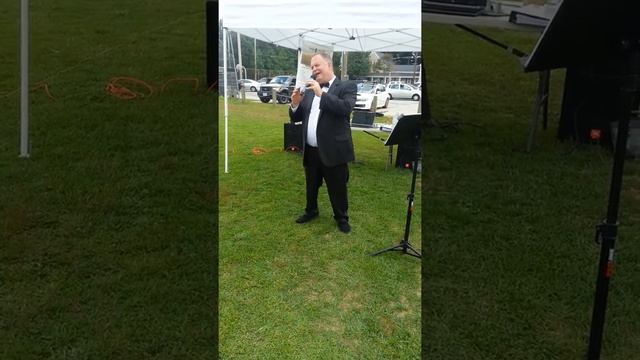 Brian Henderson At Pepperell Farmers Market 08 23 2014