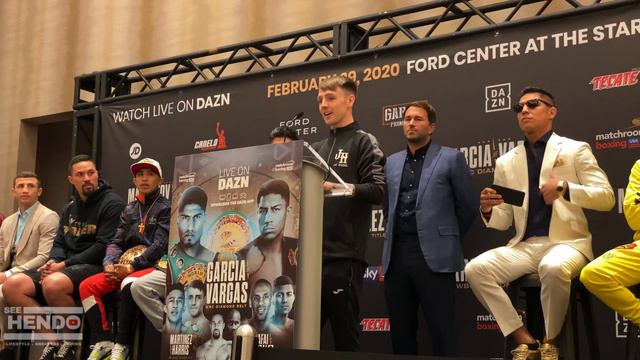 Eddie Hearn matchroom boxing DAZN PPV Mikey Garcia Jessie Vargas Roman Chocolatitio Gonzalez смотреть онлайн