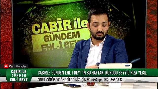 CABİR ile Gündem Ehlibeyt |Ehl-i Beyt İnancına Hizmet Eden Şahsiyetler | Seyyid Rıza Yeşil смотреть онлайн
