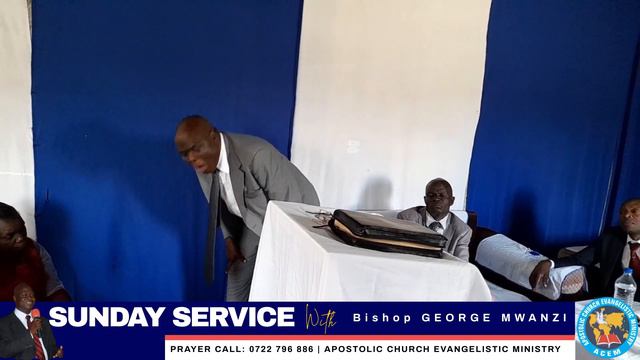 Bishop George Mwanzi's Message at ACEM Church Shaabab-(Nakuru) on 25/03/2024