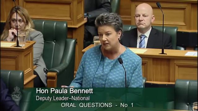 Question 1 - Hon Paula Bennett to the on Behalf of Prime Minister смотреть онлайн