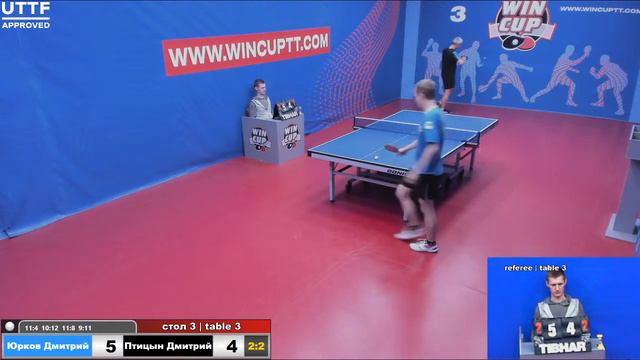 Юрков 2-3Птицын / Кидалов 0-3 Демченко Турнир Восток 6 WIN CUP 05.06.21 ПрямаяТрансляция Зал3 смотреть онлайн