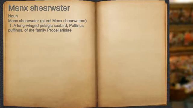 What does Manx shearwater mean? смотреть онлайн