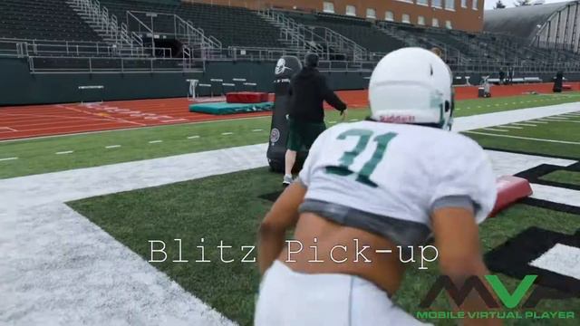 RB Drills With MVP's Robotic Football Dummies