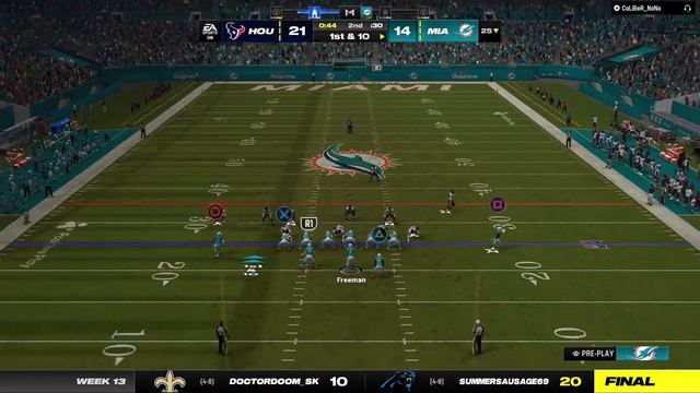 The Comeback Texans @ Dolphins WEEK 13