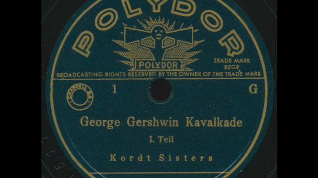 Kordt Sisters - George Gershwin Kavalkade смотреть онлайн