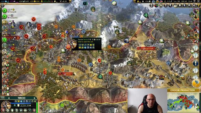 Civ 5 Vox Populi: Deity Persia - Ep.15: Crushing Napoleon's army & inching into Mongolia смотреть онлайн