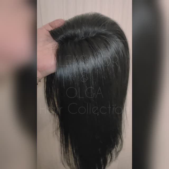 Теменная НАКЛАДКА combo - на моно (с имитацией кожи головы) #натуральнаянакладка #теменнаянакладка смотреть онлайн