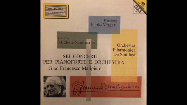 G. F. Malipiero Concerto n. 6 per Pianoforte e Orchestra (1964) Delle Macchine 3° Movimento Allegr смотреть онлайн