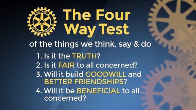 Rotary - Four Way Test смотреть онлайн
