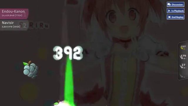 Osu! Catch the Beat -- Aoi Yuuki - Mata Ashita [Insane] Rank SS смотреть онлайн