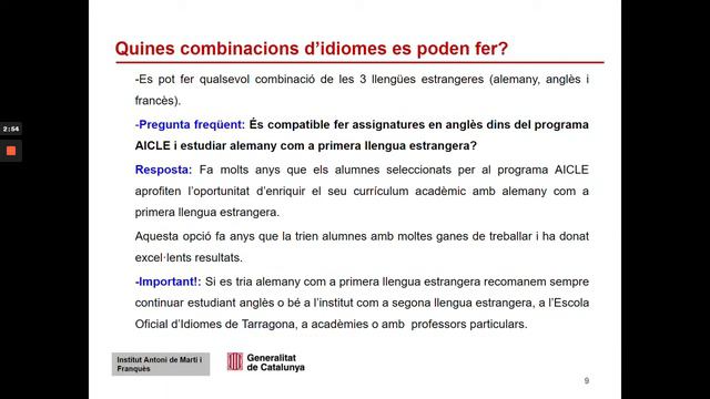 Per què estudiar alemany a l'institut Antoni de Martí i Franquès? смотреть онлайн