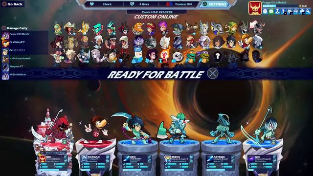 Brawlhalla rank with tmnt clan