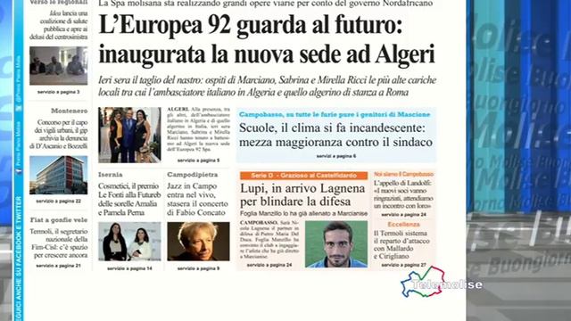 Rassegna Stampa - Telemolise 21/07/2017 смотреть онлайн