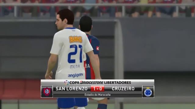 San Lorenzo vs Cruzeiro Copa Libertadores@PES2015 смотреть онлайн