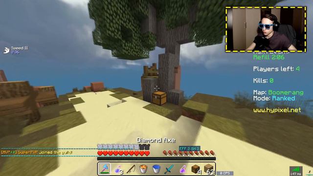 ЭТА ИГРА ДЛЯ ПРОФЕССИОНАЛОВ! ВРАГ ЧИТЕР! МАЙНКРАФТ РАНКЕД СКАЙ ВАРС!