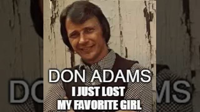 Don Adams - I Just Lost My Favorite Girl
