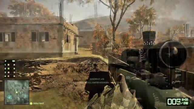 Battlefield 2 BC2 GDL Oenz Sniper HD смотреть онлайн