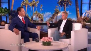 John cena does the john cena by Ellen