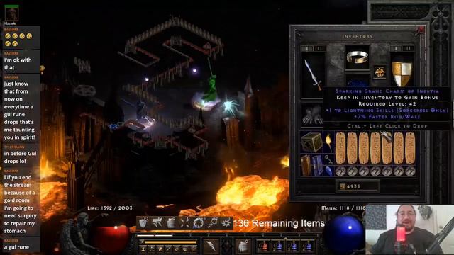 Diablo 2 Resurrected. D2R Online ZOD Rune Drops On Players 1 Live On Youtube Stream! смотреть онлайн