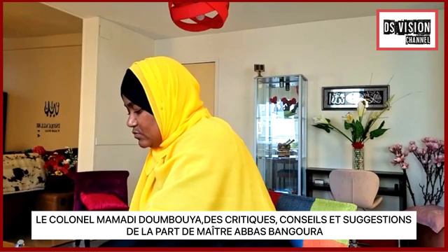 LE COL MAMADI DOUMBOUYA, DES CRITIQUES, CONSEILS ET SUGGESTIONS DE LA PART DE MAÎTRE ABBAS BANGOURA