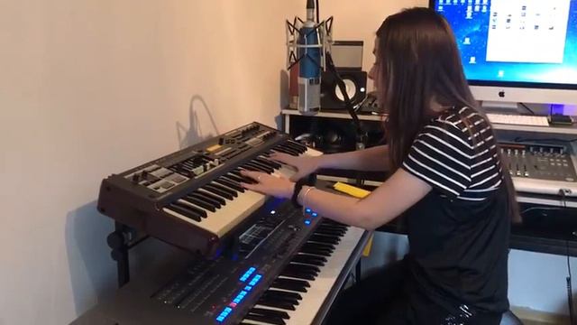 Denisa Ponciu - Live - One last cry - Brian McKnight - cover 🎹🎙#hammond sk-1 смотреть онлайн