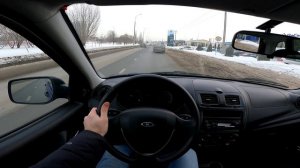2015 ЛАДА КАЛИНА УНИВЕРСАЛ POV TEST DRIVE