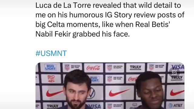 Luca De La Torre describes abuse from 200 Real Betis fans after Nabil Fekir scratched his face смотреть онлайн