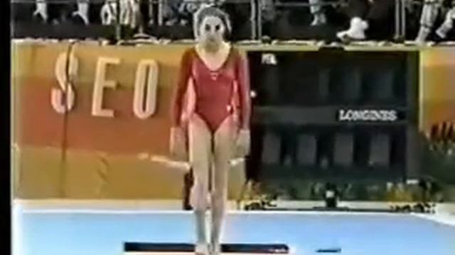 Olga Strazheva - 1988 Olympics Team Compulsories - Vault смотреть онлайн