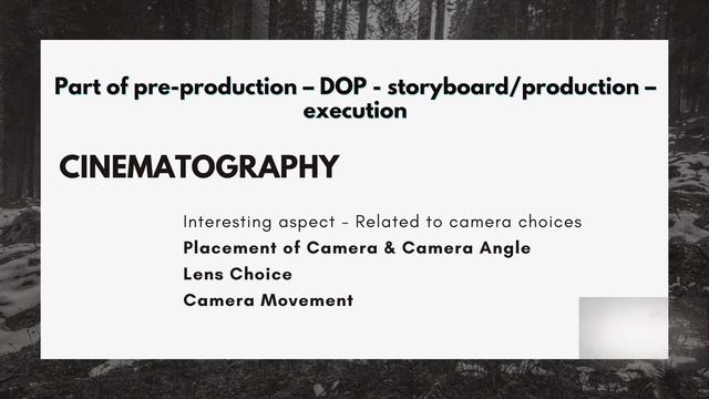 Film Studies | Language of Film | Sem V | AP Andrew Barreto | English Dept. | Chowgule College, Goa