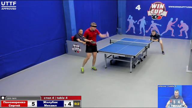 14:30 Пономаренко Сергей 2-3 Жолубак Михаил стол 4 Юг-3 28.05.21 смотреть онлайн