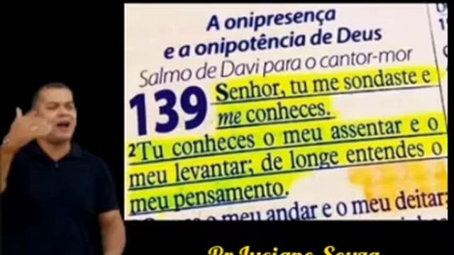 Salmo 139:1-2 - Pr. Luciano Souza смотреть онлайн
