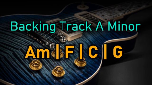 Rock Pop Backing Track Am - 87 BPM - Guitar Backing Track смотреть онлайн