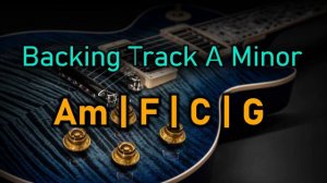 Rock Pop Backing Track Am - 87 BPM - Guitar Backing Track