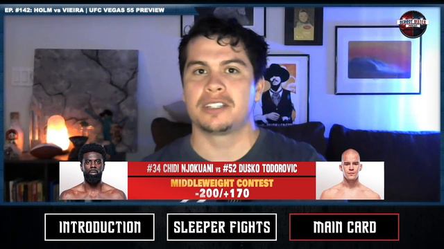 Chidi Njokuani vs Dusko Todorovic Preview | #UFCVegas55 | Bloody Water Podcast смотреть онлайн