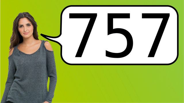 How To Say '757' In French?